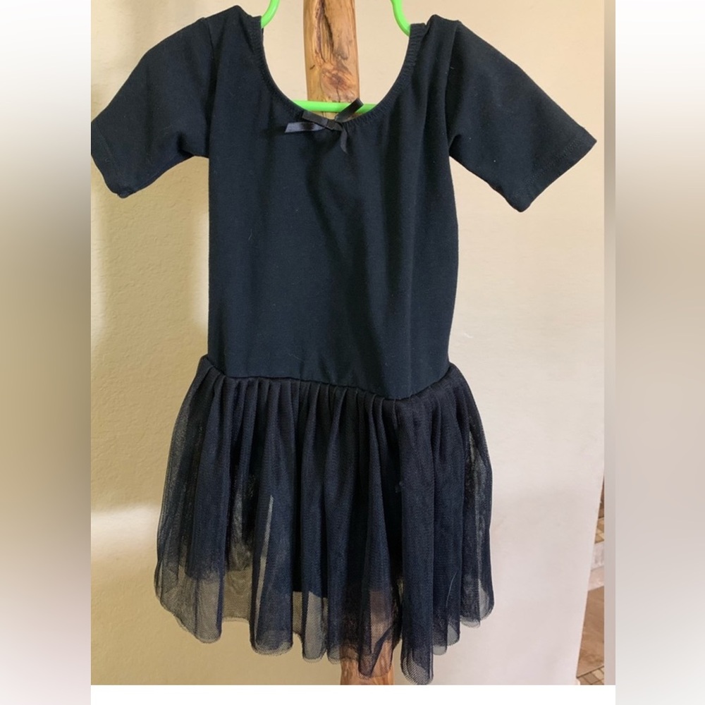 Black and Blue dance leotards 2-4T